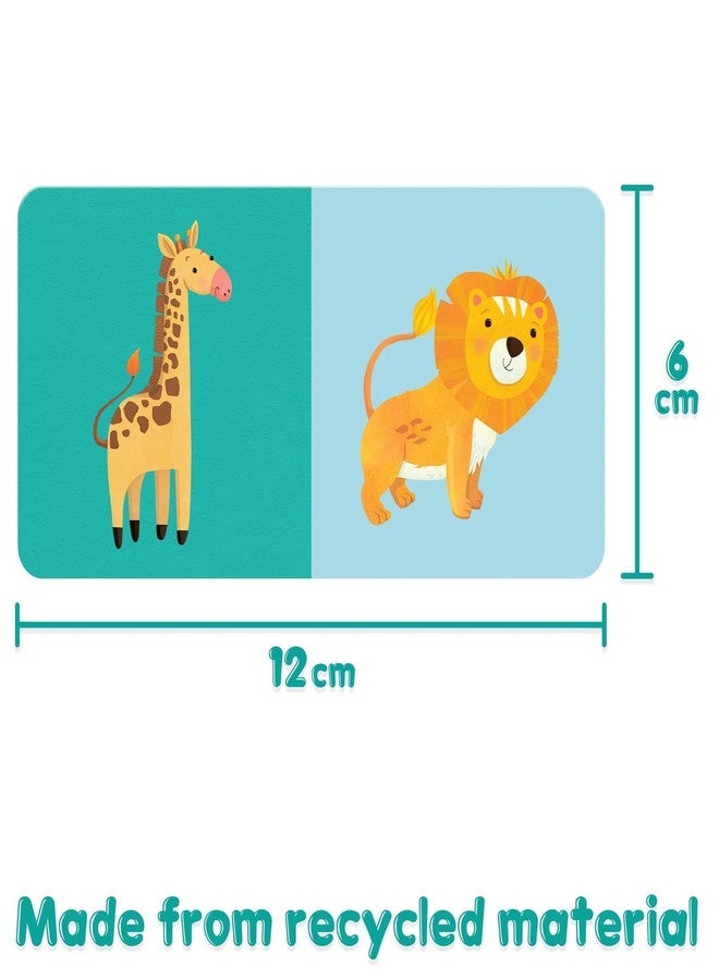 boppi Dominoes Set Picture Game for Toddlers - Colourful Wildlife Animal Themed Montessori/STEM Dominoes for Children - Games for 3 Year Olds and Up - Image 3